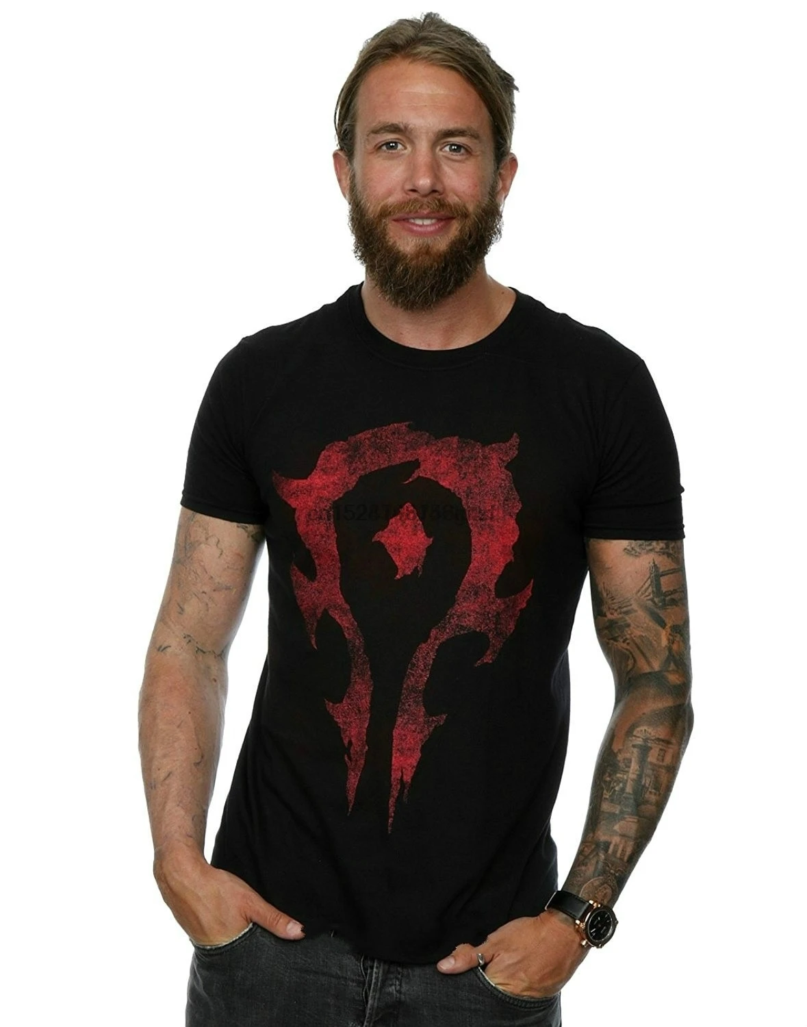

Men Horde Emblem T Shirt New Fashion Top Tee High Quality Printed T Shirts