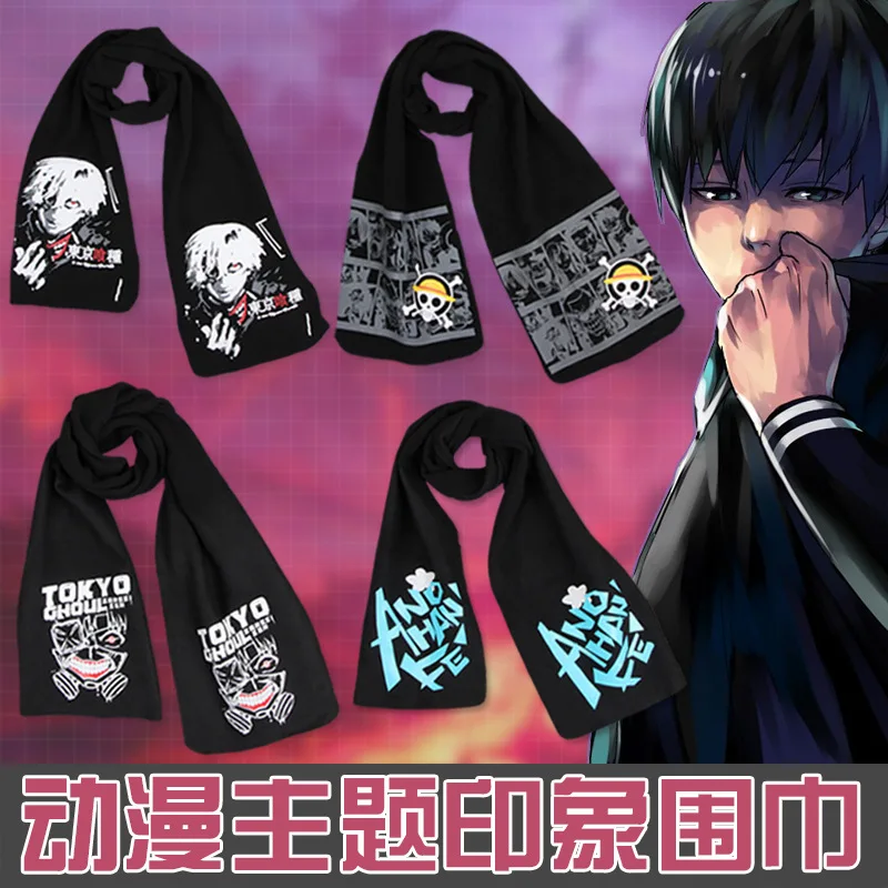 

Anime theme scarves At the beginning of the sound Tokyo ghouls Grave notes such as men and women lovers scarf of secondary yuan