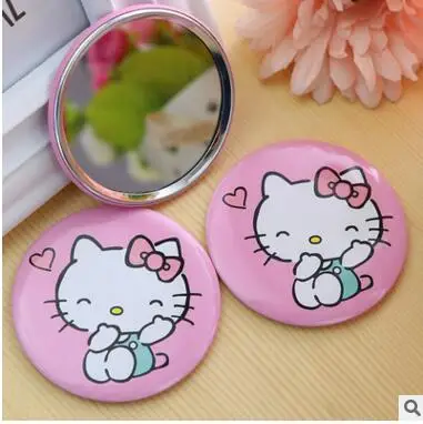 

(30 Pcs/Lot) Kawaii Cartoon Mental Home Makeup Round Mirror