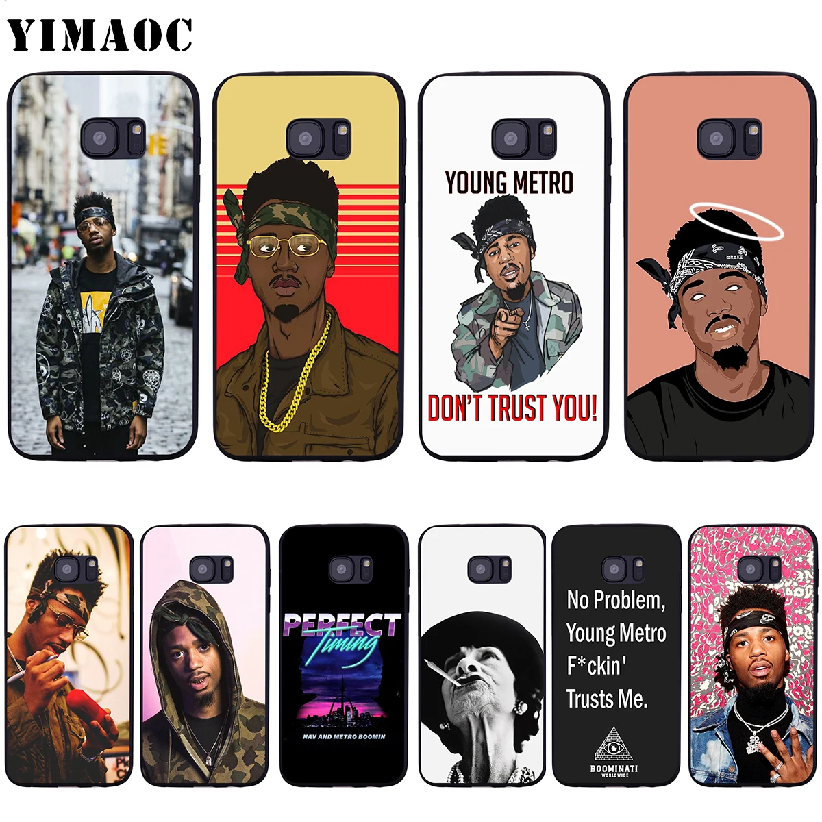 YIMAOC Metro Boomin чехол для Samsung Галактики A7 A8 A9 A10 A20 A30 A40 A50 A70 M10 M20 M30 S10e J6 плюс | Мобильные