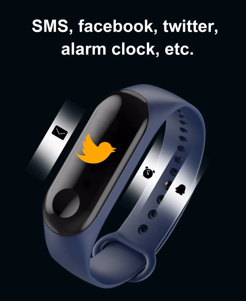 M3 Pro Smart Band Waterproof Fitness Tracker VS M3 Plus Smart Bracelet Blood Pressure Heart Rate Monitor PK Mi Band 3 (5)