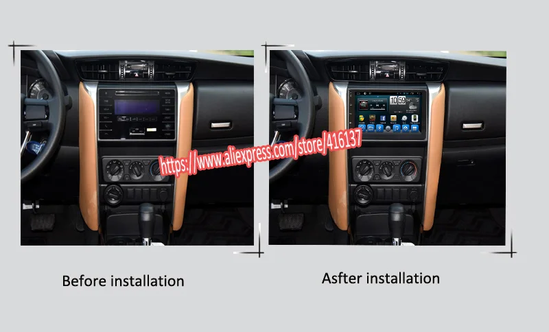 Sale YAZH 2 Din Android Car Stereo For Toyota Fortuner 2016 / Sienna 2015 / Prius /corolla 2018 GPS Multimedia Radio AUX Bluetooth 5