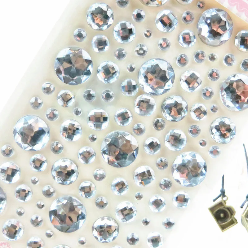 Новые 3D Детские наклейки в виде драгоценных камней Алмазная наклейка акриловая кристальная наклейка DIY трехмерные декоративные стразы для девочек