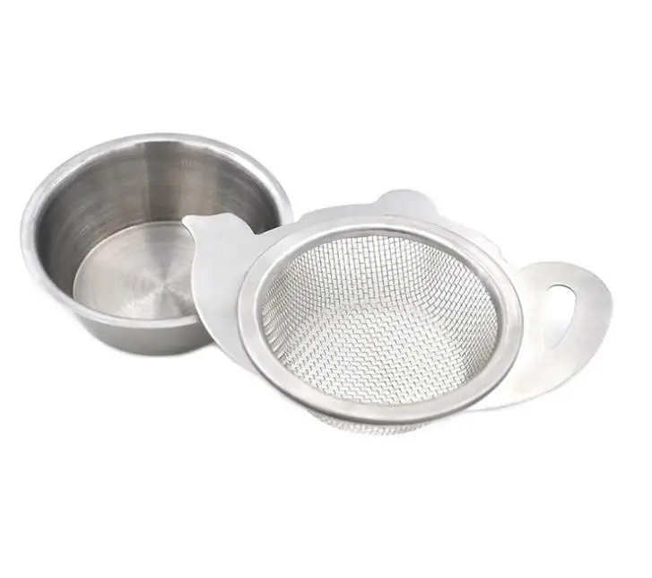 Stainless Steel Tea Strainer with Handle Mesh Infuser Container Holder