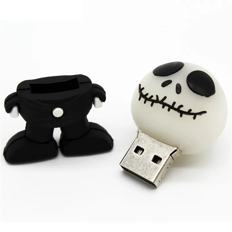 Текстовый мне 5 цветов 64 Гб милый Призрак USB флэш накопитель 4 ГБ 8 16 32 Флешка 2 0 Usb|USB