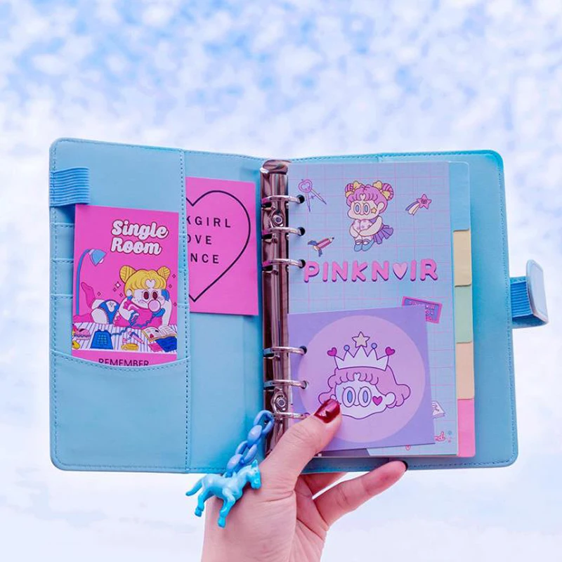 

1 Pcs Cartoon Beautiful Girls Macaroon Color Diary Notebooks Agenda Planner Organizer Travel Journal Notepad Korean Stationery