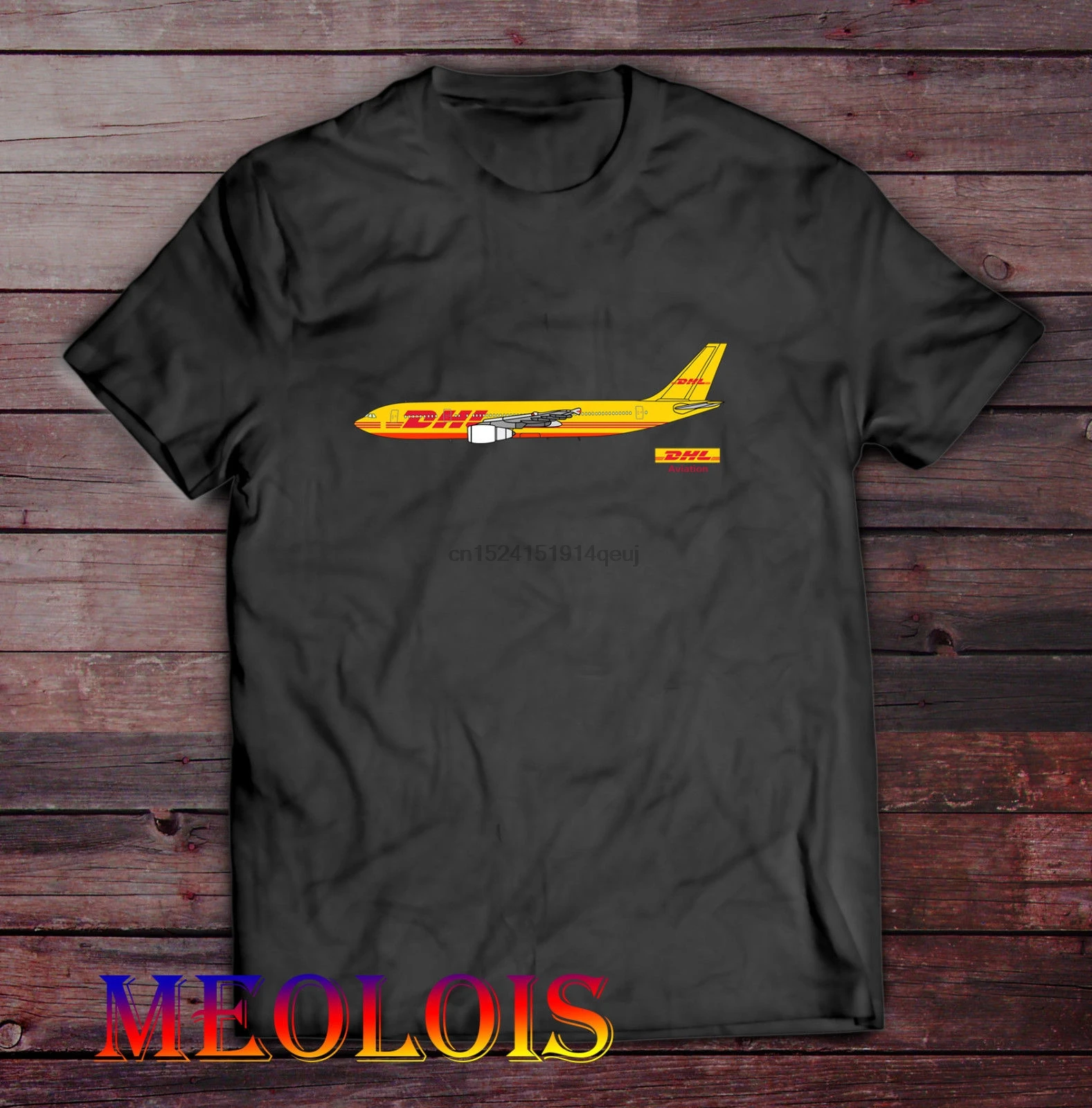 

DHL Aviation worldwide Logo Black or White Gildan T Shirt Mens T-Shirt S-2XL