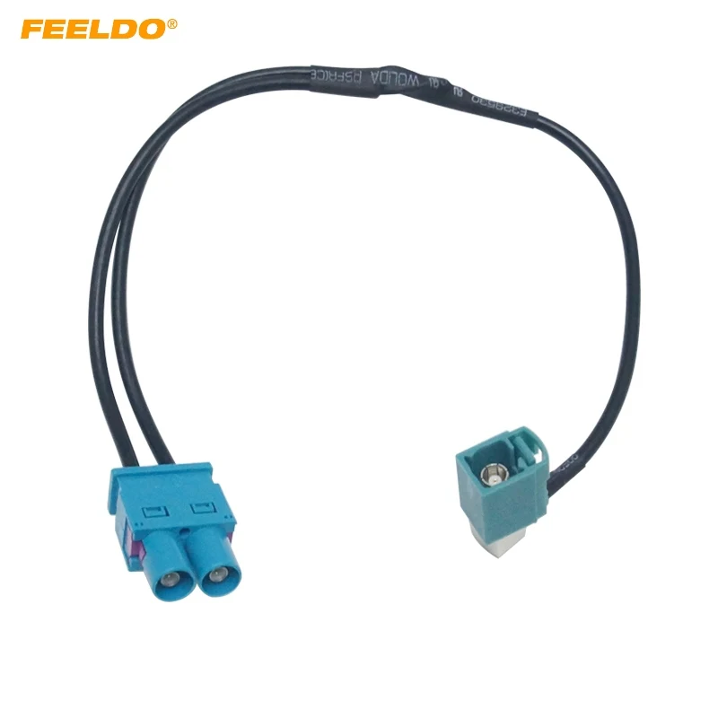 Автомагнитола FEELDO с усилителем для Volkswagen/Skoda/Audi 1 Way Female 2 Male антенной и OEM головное
