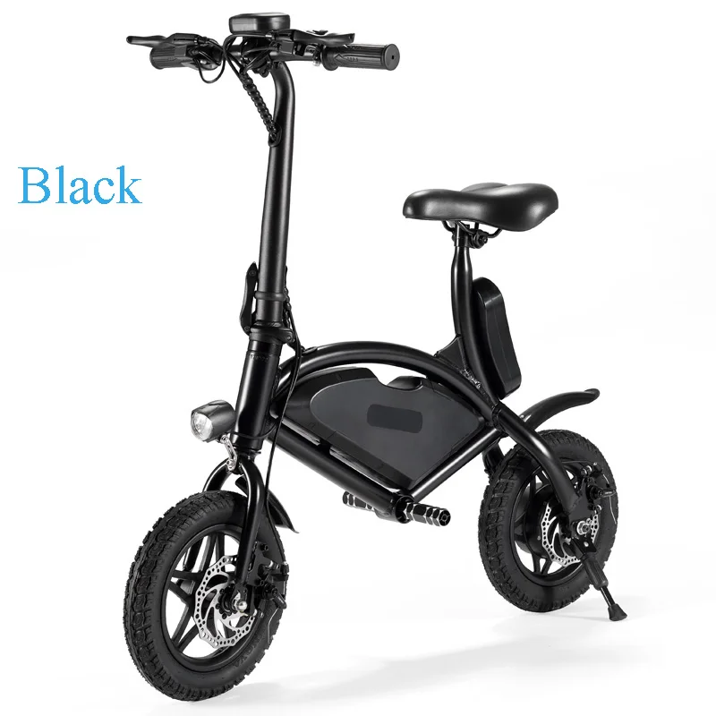 Excellent OUXI Folding Electric Bike For Adult Aluminum Alloy Frame Mini Type 12inch 6.6AH Battery Two wheel Brushless Electric Bicycle 3