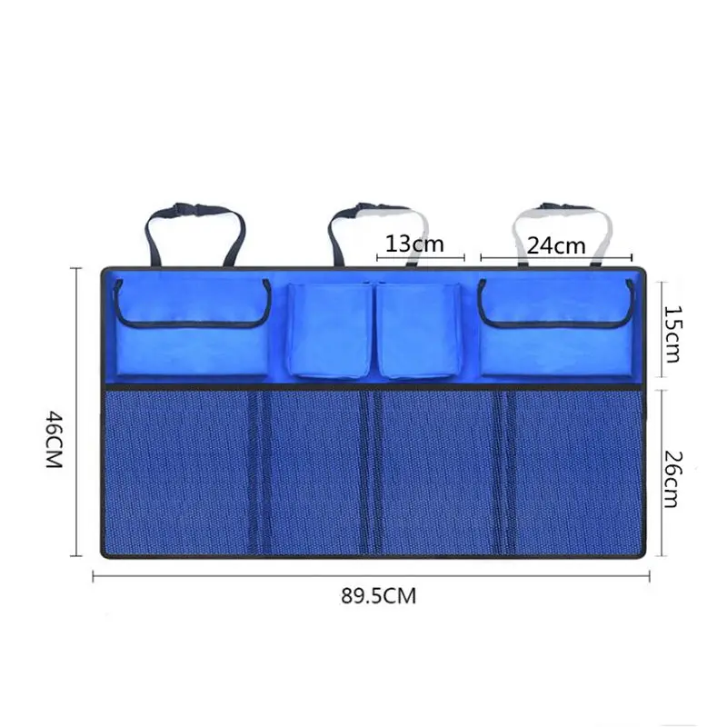 Сумка-Органайзер на заднее сиденье для автомобиля, внедорожника, багажника, регулируемое заднее сиденье, сумка для хранения, сетчатая, большая емкость, складная, авто, аксессуары для уборки