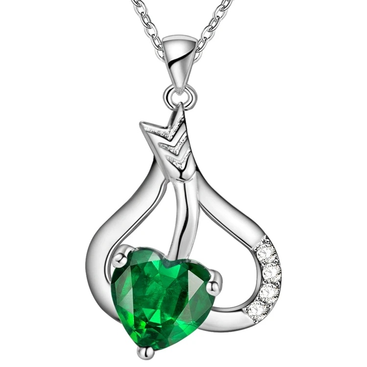 Сказать посеребренные ювелирные изделия ожерелье кулон WN1755 - Окраска металла: AN1755