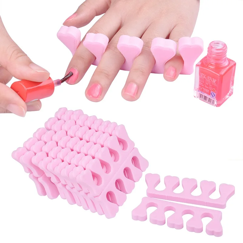 

200pcs EVA Nail Tools Soft foam Finger Toe Separator Nail Art Tools