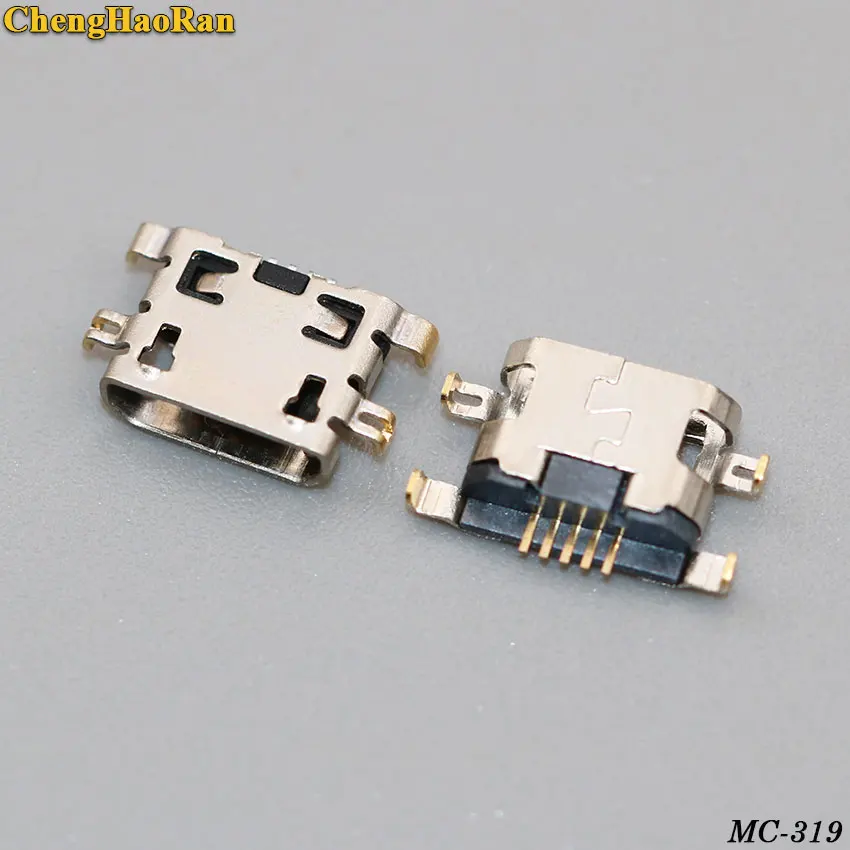 ChengHaoRan 10-100PCS Micro mini USB Jack Charging port Socket repair ...