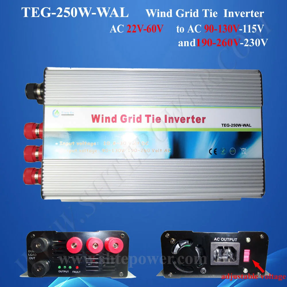 Grid Connected Wind Turbine Inverter 250w,ac To Ac Grid Micro Inverter