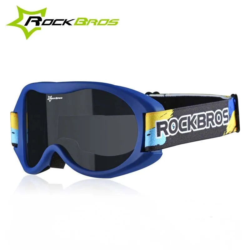Rockbros الاطفال تزلج نظارات ماركة pc عدسة uv400 مكافحة الضباب قناع بنين بنات نظارات تزلج تزلج الثلج على الجليد