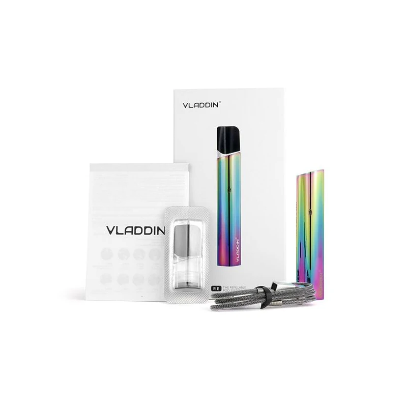 Electronic Cigarettes Vladdin System Kit Vape 1.5ml Pod System 12W 350mah Cartridge With One gift Bag VS JUSTFOG MINIFIT C601