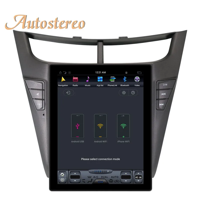 Top Autostereo Android Tesla style Car GPS Navigation For CHEVROLET Sail 2015 2016 2017 2018 multimedia tape recorder no DVD player 11