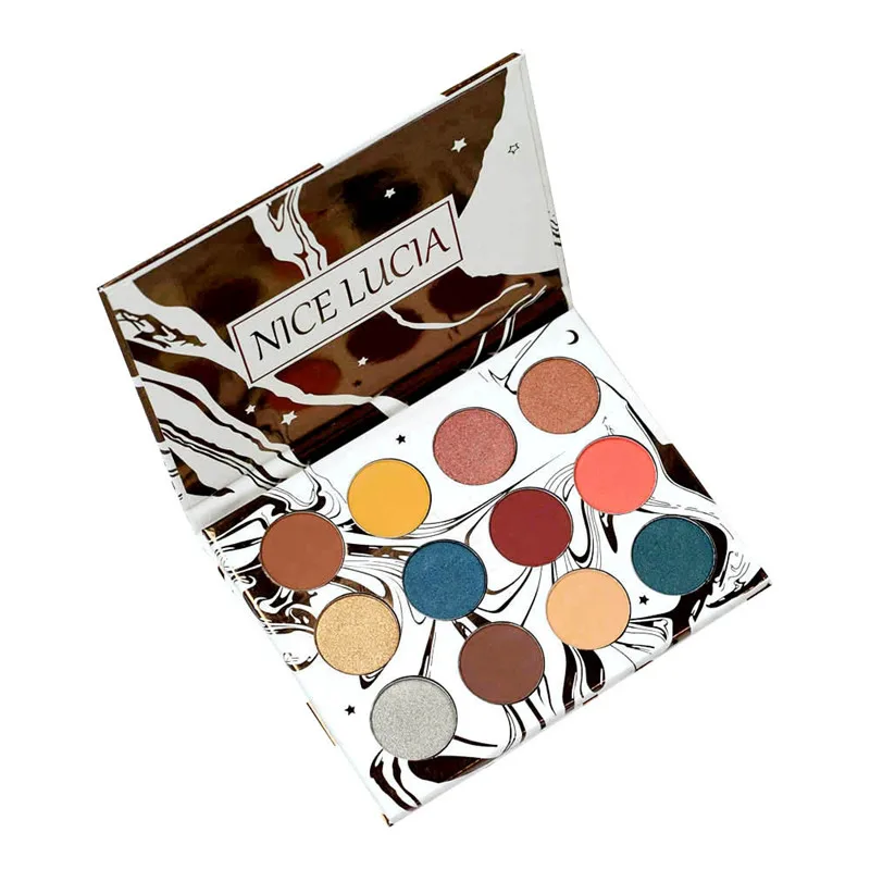 

12 Color Shimmer Glitter Eyeshadow Pallete paleta de sombra Eye Shadow Powder Matt Eyeshadow Cosmetic maquiagem Makeup Pallete