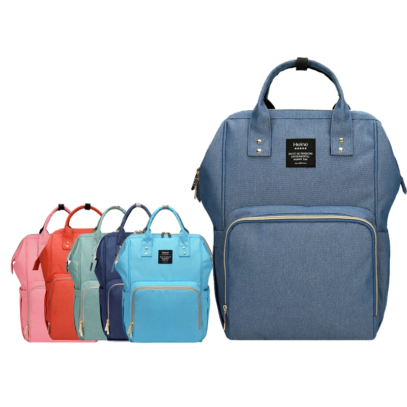 

2018 Baby Diaper Bag With Interface Large Capacity Waterproof Nappy Bag Kits Mummy Maternity Travel Backpack Nursing Handbag