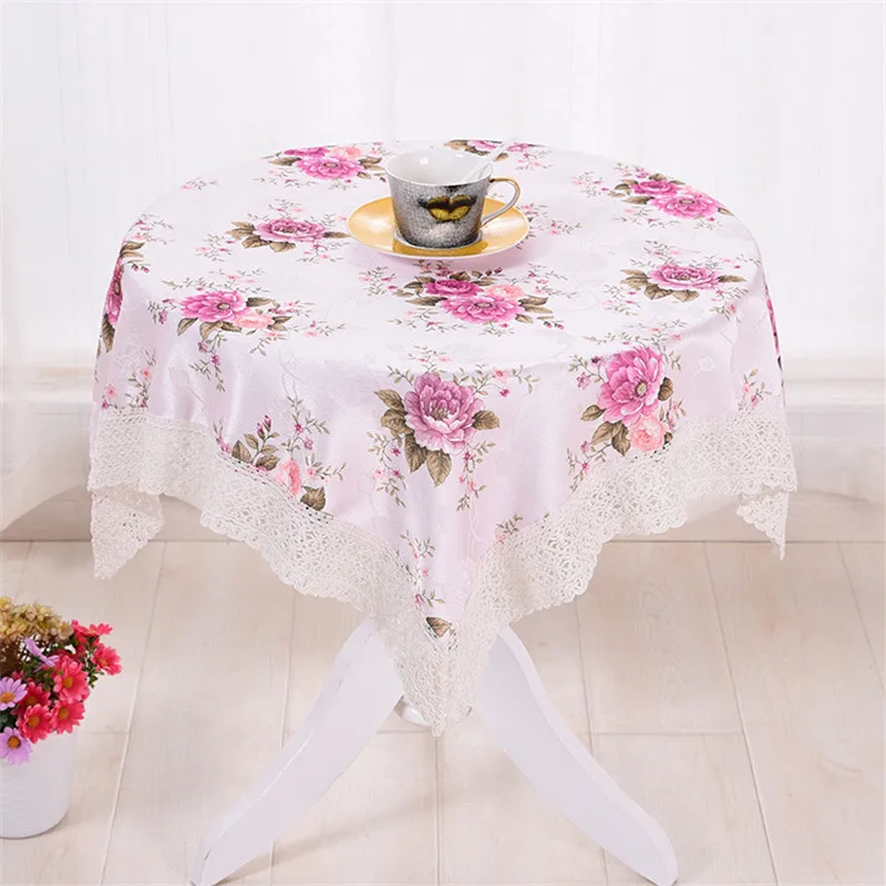 1PCSCloth Tablecloths Bedside Table Cover Towels Square Tablecloths