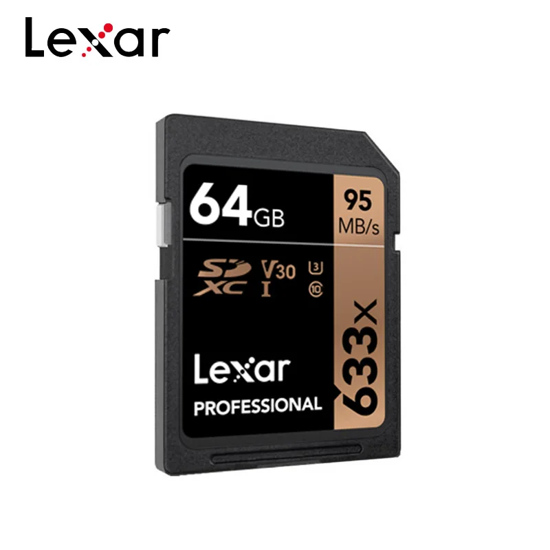 Lexar Original 64G SD Card 256GB Memory Card 32GB UHS-I Flash Card 128GB 16GB High Speed Up To Max 95M Class10 633x For Camera