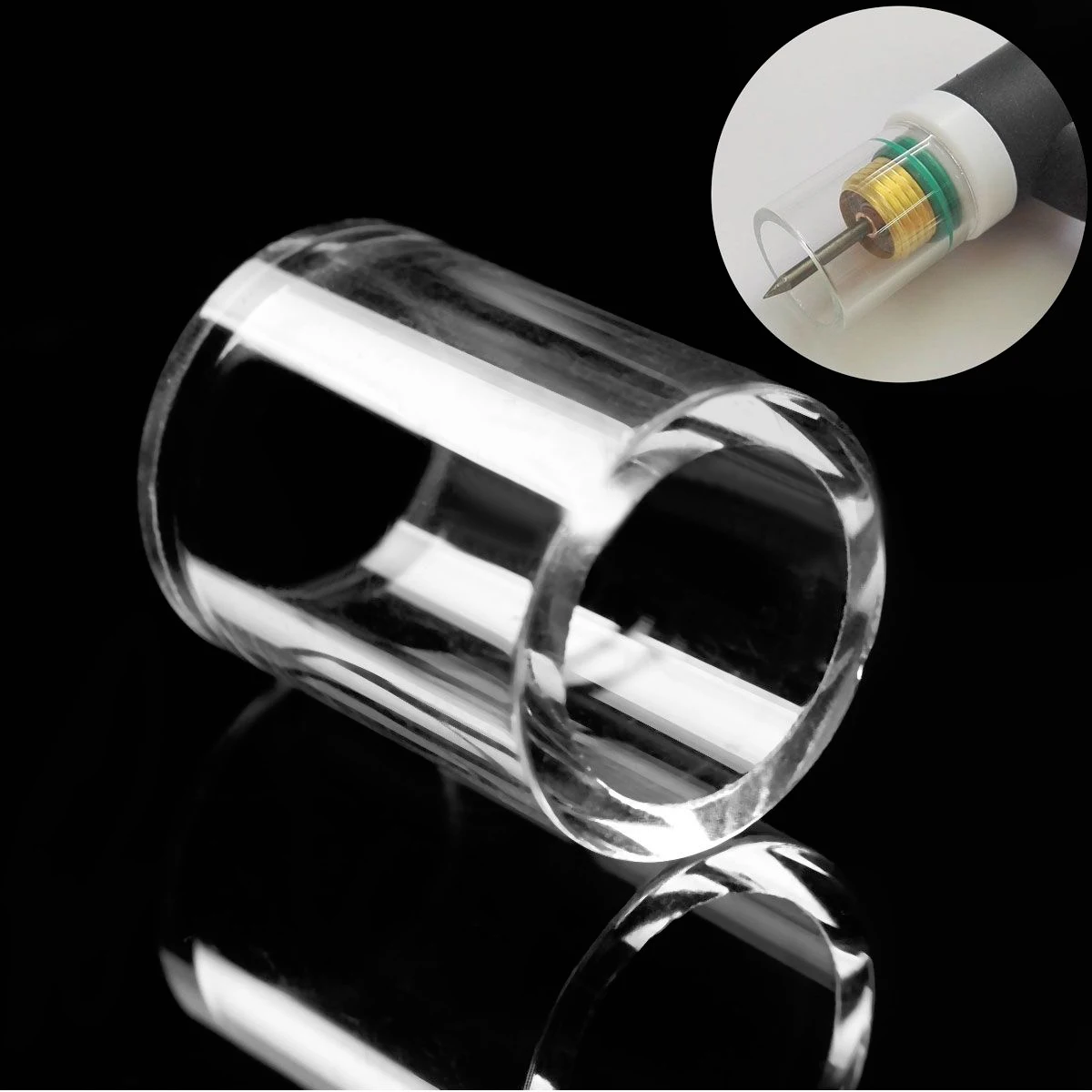 1pc Clear Pyrex Welding Stubby Gas Lens Glass Cup For Tig WP-17/18/26 Torch tools accessories