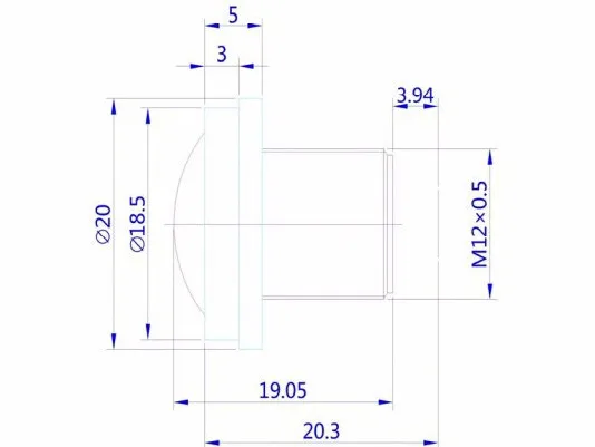 5 шт./лот Новый 1.7 мм объектив 5mp 1/2. 5 "ИК CCTV ИК Камера объектив 195 градусов FPV-системы Камера HD объектив для HD CCTV Камера