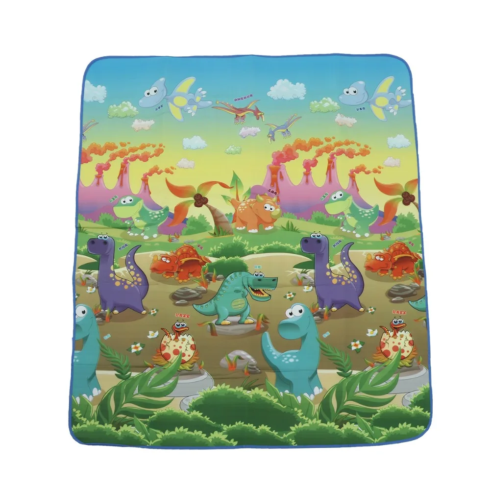 

150*180CM Baby Out Door Foam Play Mat Child Activity Soft Kid Eductaion Toy Gift Gym Crawl Dinosaur Print Soft Play Mats