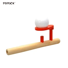 Классические деревянные игры плавающие дующие трубы и шары баланс дуя игрушки Забавный снятие стресса для детей малышей