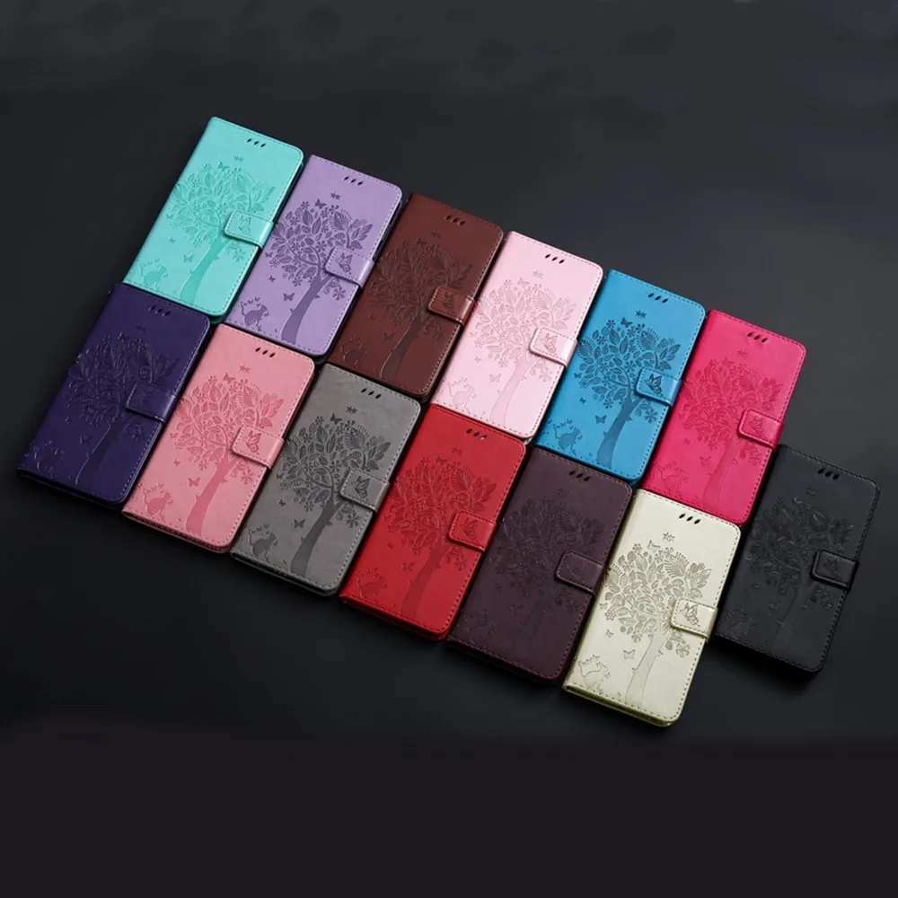 Coque для LG K8 Fundas Роскошная тисненная кожа бумажник флип чехол K350 K350E k350n телефон