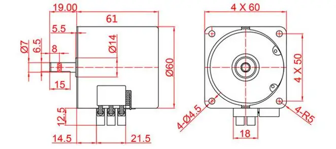 60ktyz моторный накопитель переменного тока 220V 10 об/мин постоянного магнитного Электрический синхронный двигатель 14 Вт с постоянным магнитом, работающий от постоянного тока