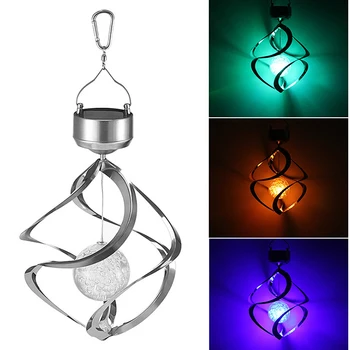 

Outdoor Solar LED Lamp Solar Wind Chimes Hanging Solar Lights LED Color Changing Hanging Lights For Park Home Garden