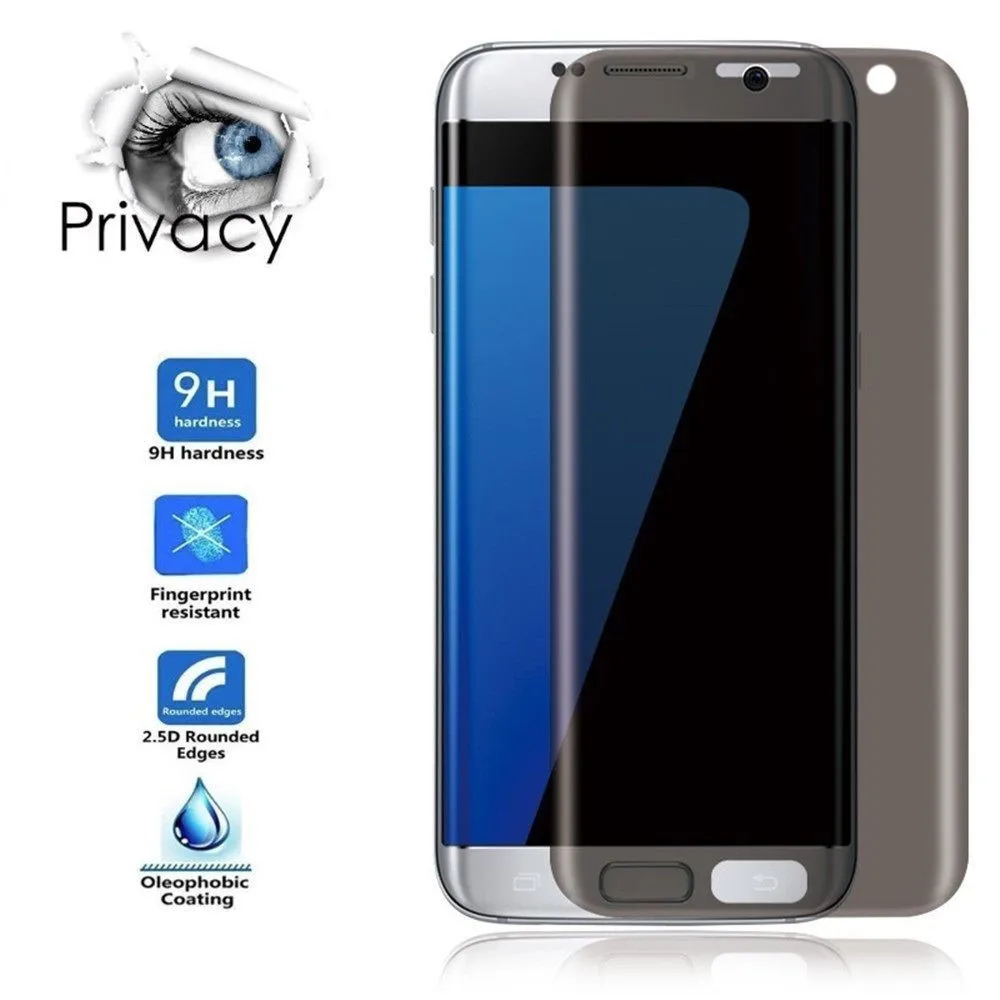 Del тонированное полноэкранное Защитное стекло для Samsung Galaxy S7 Edge td914 Прямая