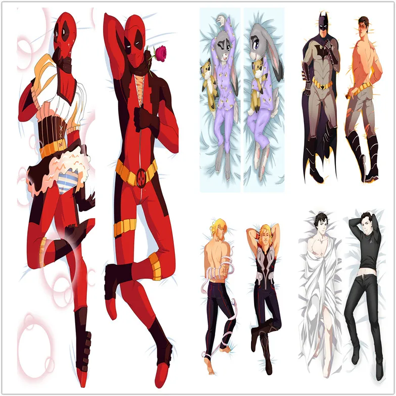 Аниме Daki Crazy Zoo, Detective Comics, Marvel Comics, Deadpool, Benedict, Oregairu, Pokemon, Onmyoji, Takarai Rihito, наволочка Gintama