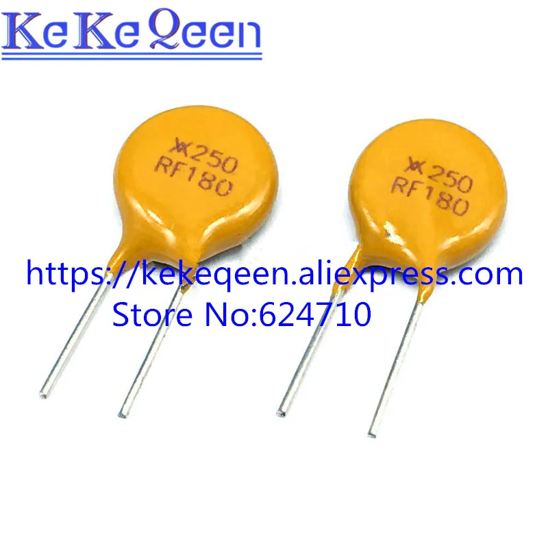 

10PCS/LOT Self Recovery Fuse PPTC TRF250-180 X250RF180 250V 0.18A 180MA