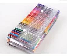ZMAX 50pcs Unique Colors Gel Markers Pen Glitter Metallic Good DIY Greeting Cards Sketching Painting Drawing