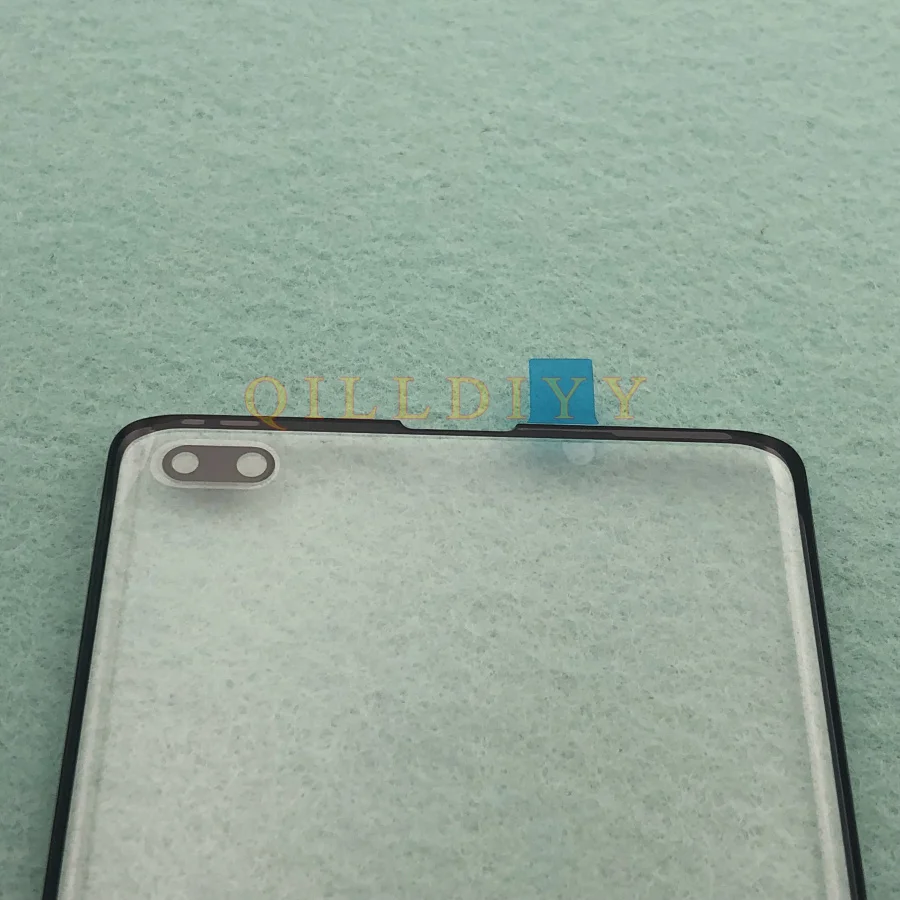 Оригинальный Внешний стеклянный объектив для Samsung Galaxy S10 Plus + G975 SM G975F/DS ЖК дисплей
