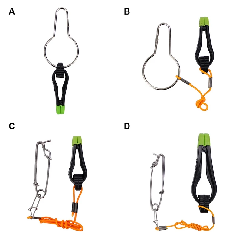 

Fishing Downrigger Release Clip With Rope ABS Stainless Steel Quick Splitter Snap Stacker Tool Swivels Accessory