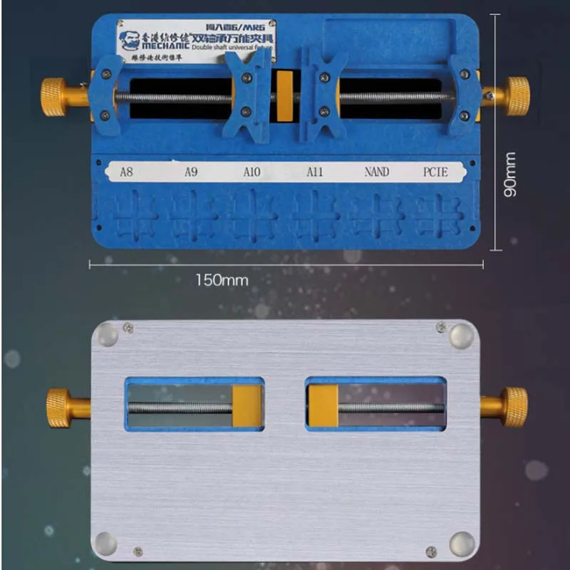 Механик Универсальный двойной подшипник приспособление высокая температура телефон IC чип материнская плата джиг доска техническое обслуживание Ремонт Плесень инструмент для