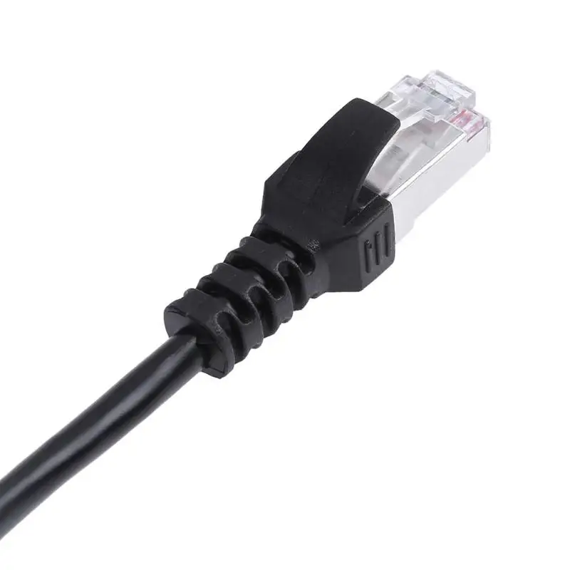Разветвитель для сети Ethernet с 1 на 2 разъемами LAN и RJ45 переходник удлинитель