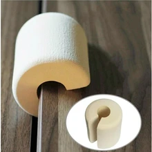 6pcs/lot Foam Soft Door Stops Baby Finger Protector Secure Door Clip Anti Pinch Child Kids Safety Door Stopper Free Shipping