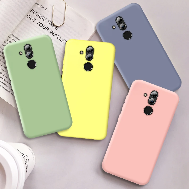

Protective Silicone Case For Huawei P30 Pro Mate 20 Lite P Smart 2019 Case Liquid Back Cover For Huawei Honor 10 Lite 20 Coque