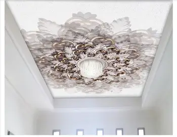 

Custom photo wallpaper 3d ceiling wall paper3d luxury palace style European ceiling background wall Painting decoration