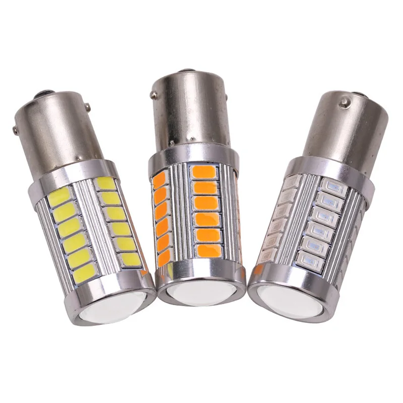 

1pc 1156 1157 7443 3157 LED Car Tail Bulb Reversing Brake Lights Auto Reverse Lamp Daytime Running Light Red White Yellow