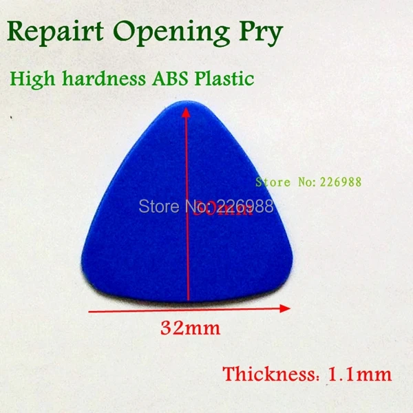 

1000pcs/lot High hardness ABS plastic Triangle Repair opne Tools For iPhone/iPod /HTC/Nokia/Samsung/Sony/MP3 Universal