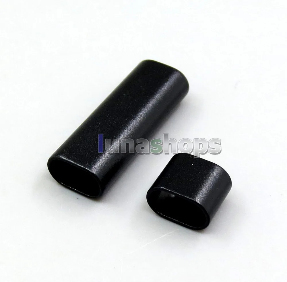 LN006155 Full Metal Headphone Audio Y Splitter Adapter For Pure Silver Flat DIY Custom Cable Dia 6 8mm 4mm