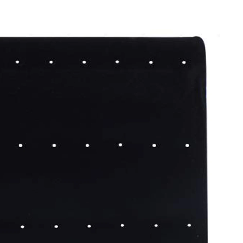 SZanbana черный бархат 60 пар серьги дисплей держатель Органайзер, ювелирные изделия стенд