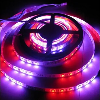 

5mX High quality RGB flexible 5050 horse race led strip 5m/Roll 54LED/m + remote controller free shipping