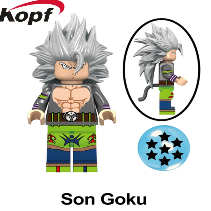 

Goku Vegeta Mini Man Saiyan Dargon Ball Building Blocks Children