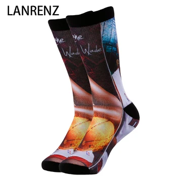 

2020 All-Star series printing 27 Men and women fashion Funny socks 3d printed socks 200 knitting oil painting compression sock